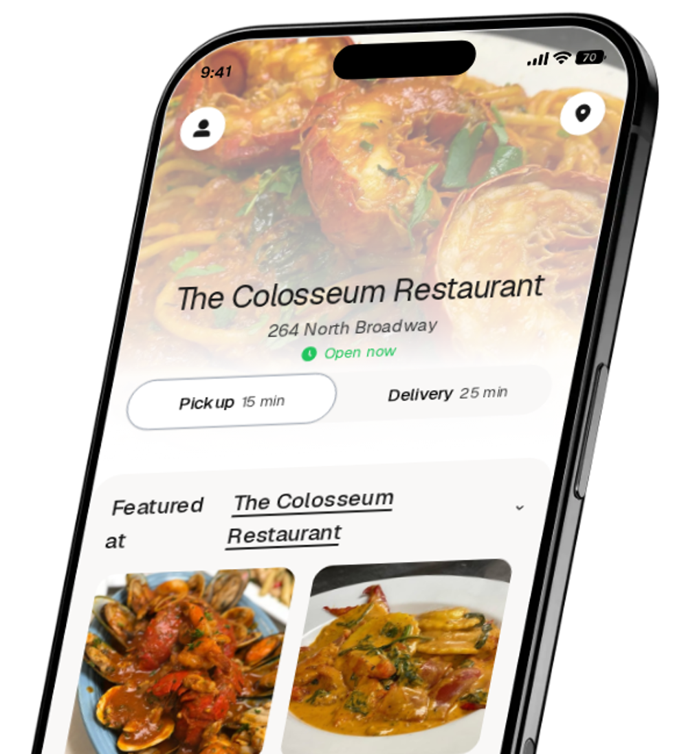 The Colosseum Restaurant app preview